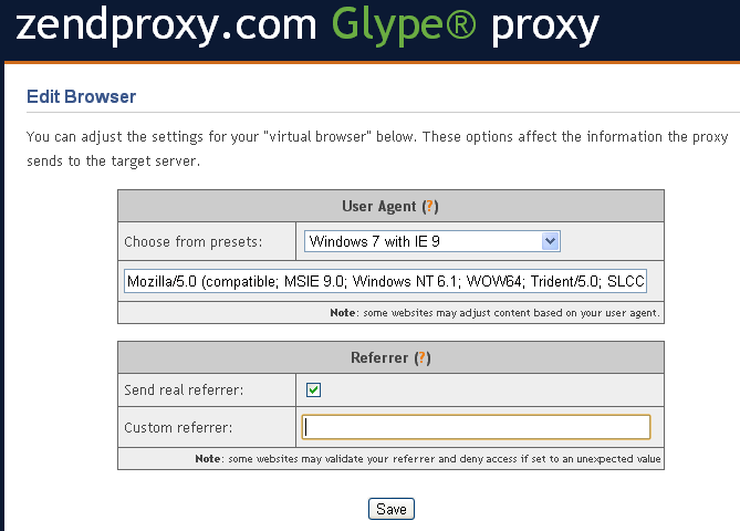 ZendProxy lets you to browse web anonymously
