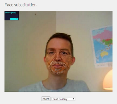 Face Substitution WebGL Chrome Experiment