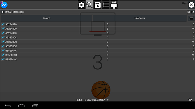 Filter Basketball Score on Messenger