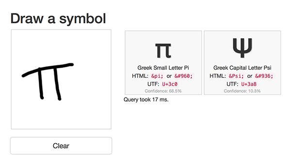 Find Unicode Character by Drawing