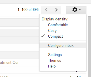 Configure GMail Inbox - Gmail Tabs