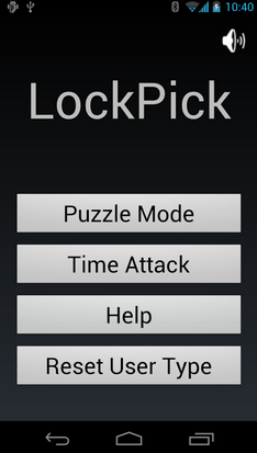 LockPick Android Games for Visually Challenged Users